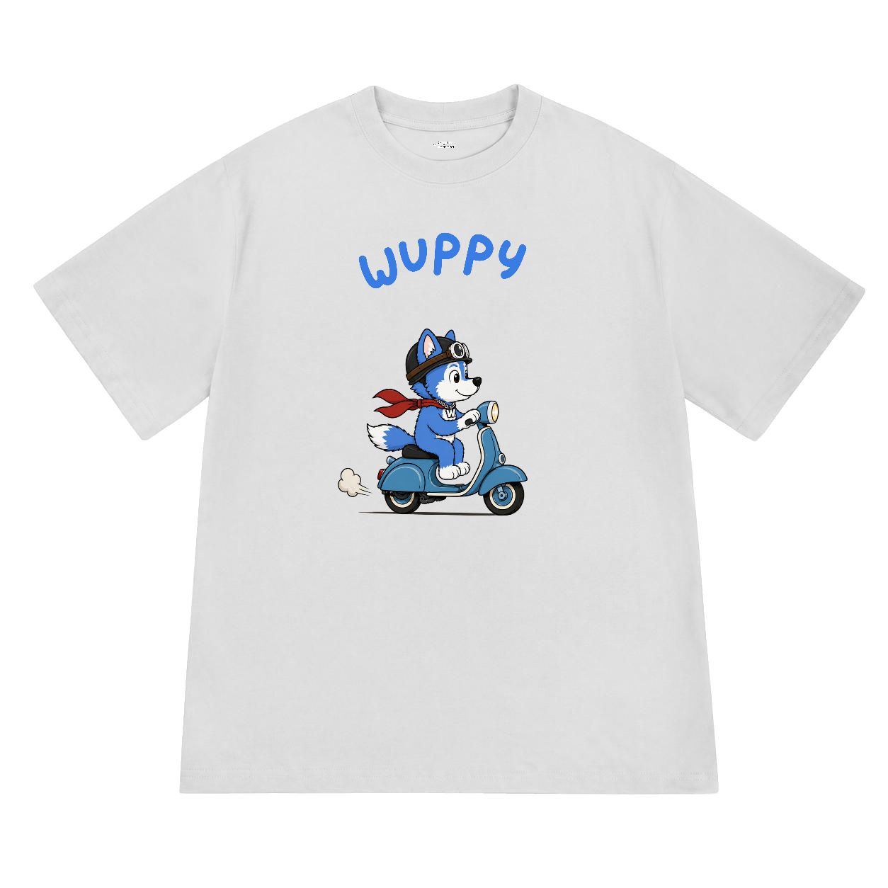 Áo thun nam nữ form rộng Wuppy lái xe