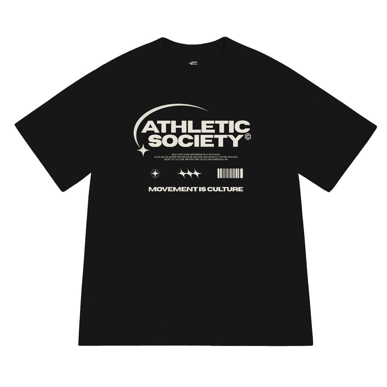 Áo thun nam nữ form rộng Athletic Society