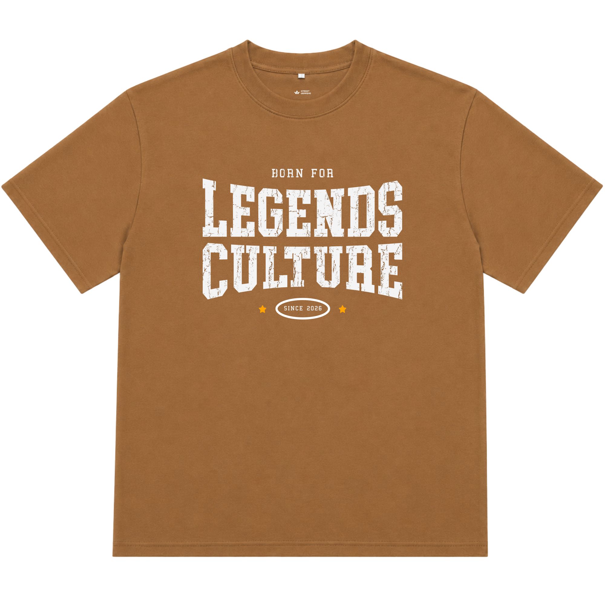 Áo thun oversize nam nữ in chữ Legends Culture form rộng cotton 250GSM đứng form