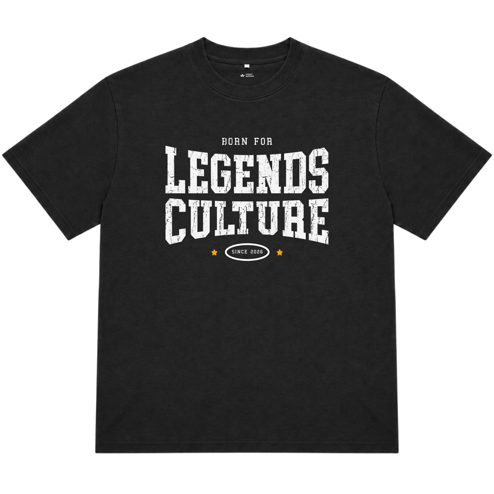Áo thun oversize nam nữ in chữ Legends Culture form rộng cotton 250GSM đứng form